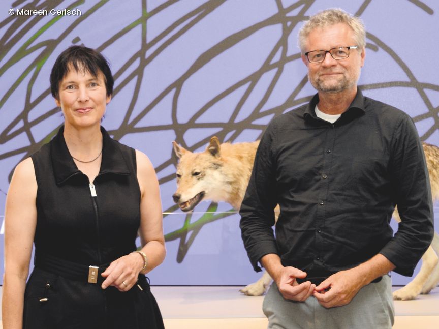 20.05.2025, Prof. Dr. Bernhard Misof mit Dr. Katrin Vohland