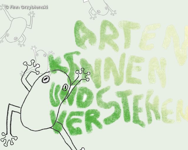 Illustration Frosch